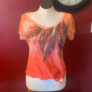 Orange Short Sleeve Tee